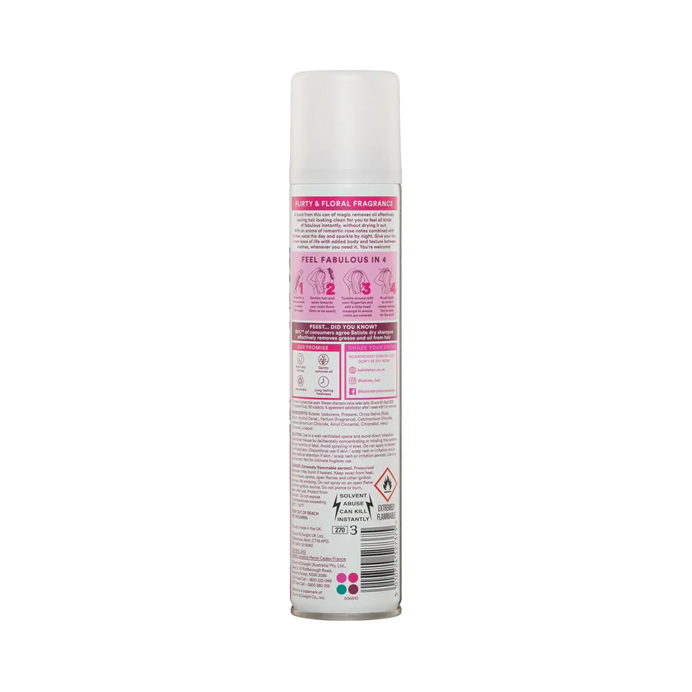 Batiste Blush Dry Shampoo - 200 ml thumbnail 3