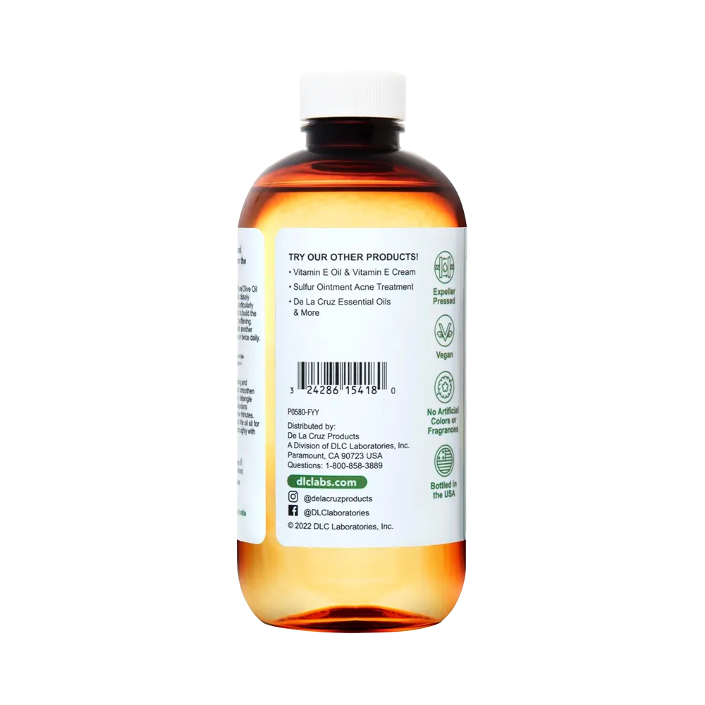 De La Cruz 100% Pure Expeller-Pressed Olive Oil - 236 ml thumbnail 3
