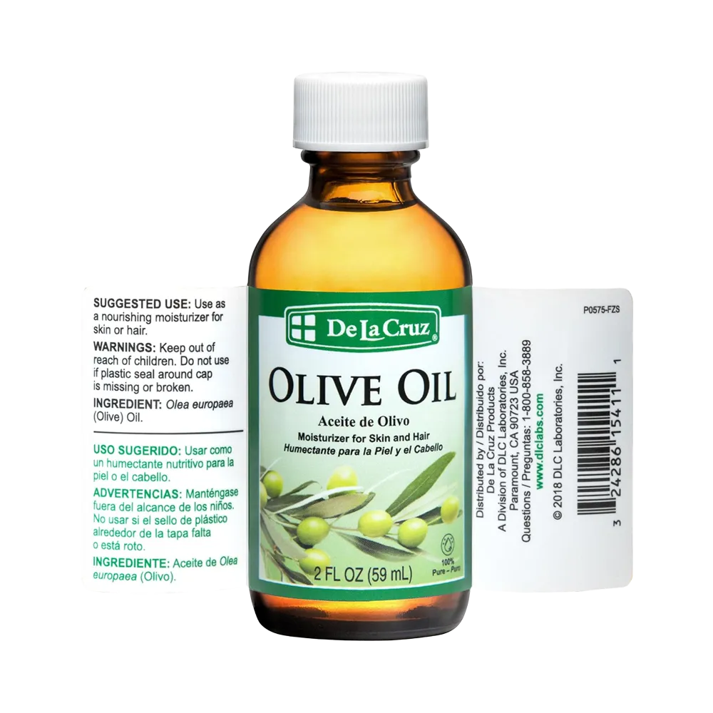 De La Cruz 100% Pure Expeller-Pressed Olive Oil - 59 ml thumbnail 1