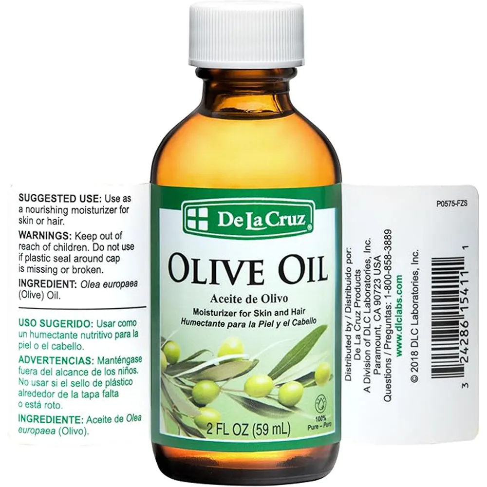 De La Cruz 100% Pure Expeller-Pressed Olive Oil - 59 ml thumbnail 2