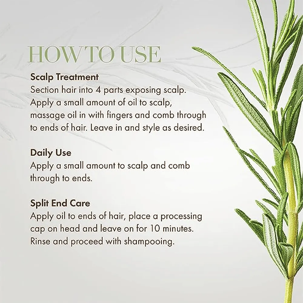 Mielle Organics Rosemary Mint Scalp & Hair Strengthening Oil - 59 ml thumbnail 3