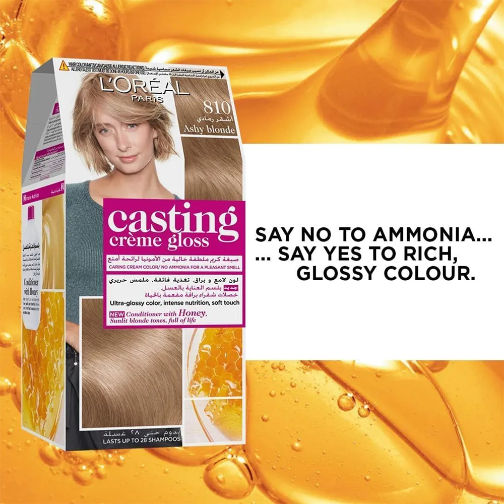L’Oréal Paris Casting Creme Gloss Regular - 810 Ashy Blonde thumbnail 2