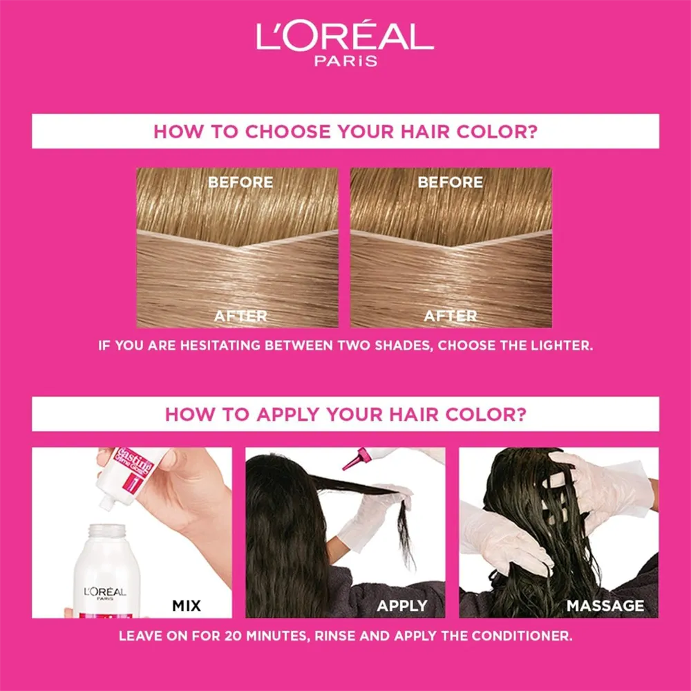 L’Oréal Paris Casting Creme Gloss Regular - 810 Ashy Blonde thumbnail 3