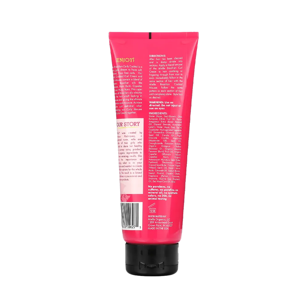 Mielle Brazilian Curly Cocktail Curl Cream - 220 ml thumbnail 2