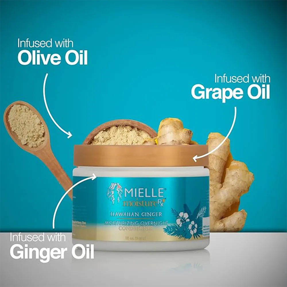 Mielle Moisture RX Hawaiian Ginger Moisturizing Overnight Conditioner - 340 g thumbnail 2