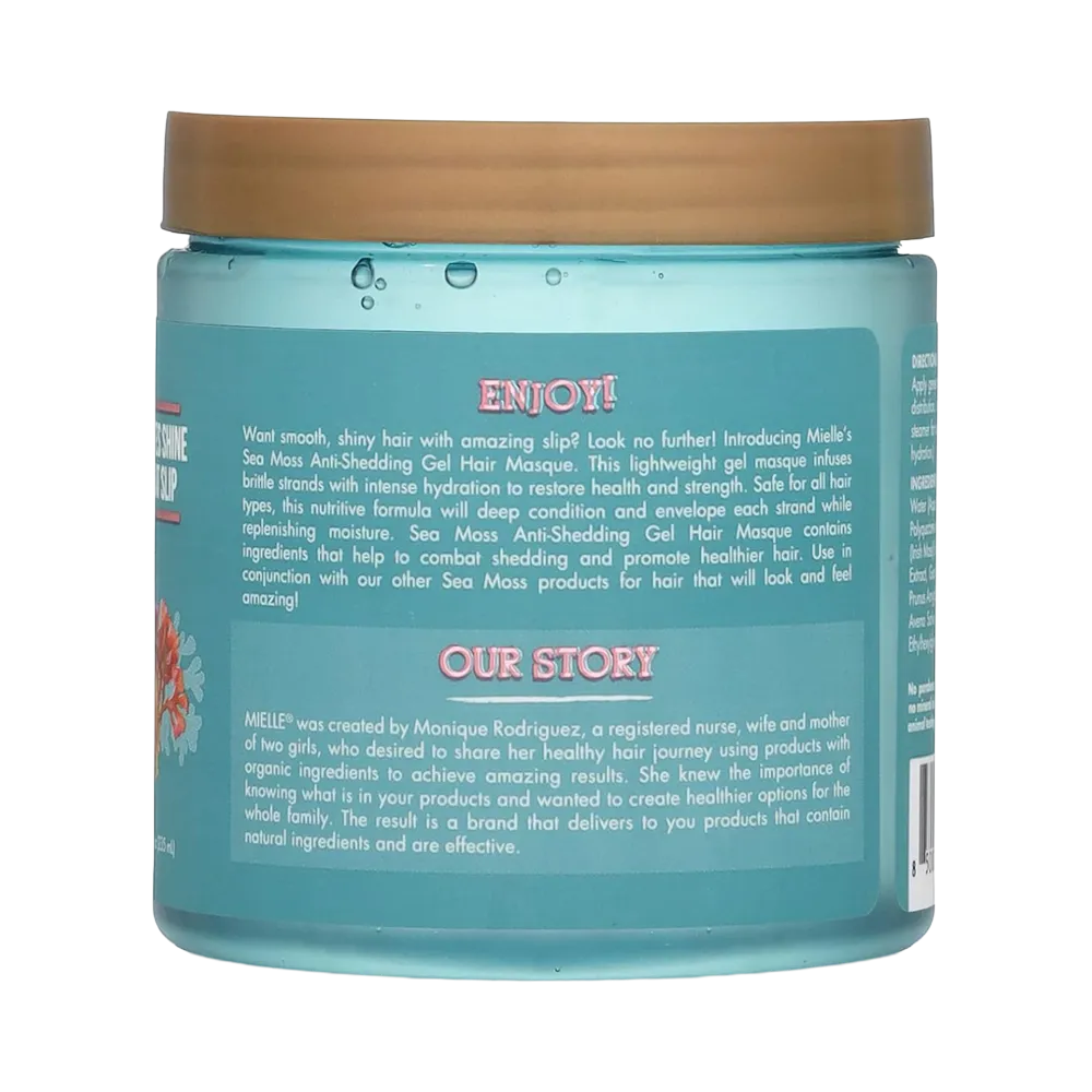 Mielle Sea Moss Blend Anti-Shedding Gel Hair Masque - 235 ml thumbnail 2