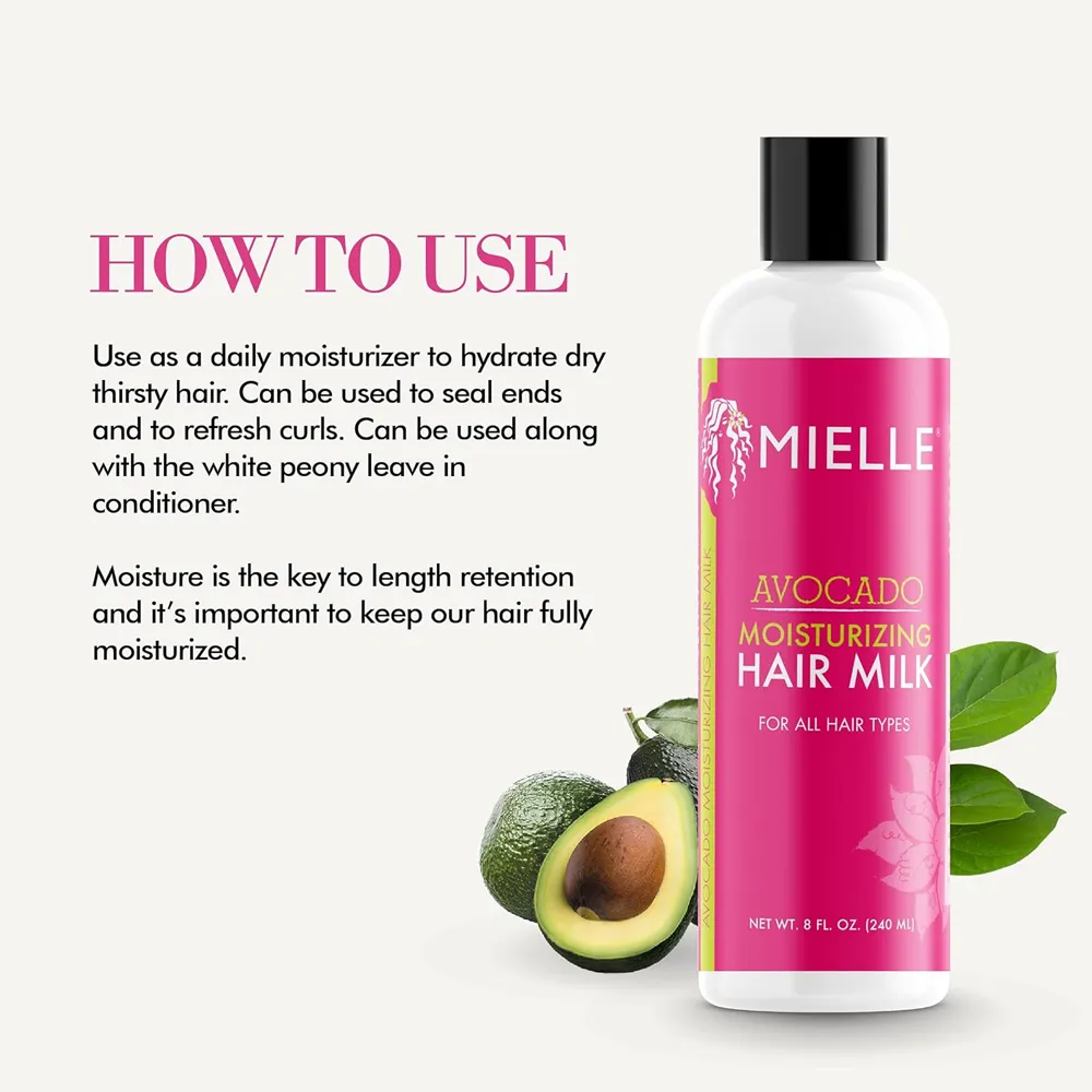Mielle Avocado Moisturizing Hair Milk - 240 ml thumbnail 5