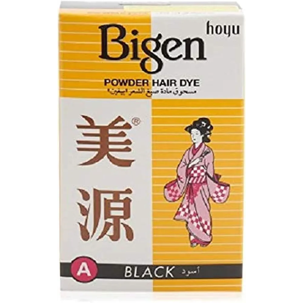 Bigen Powder Hair Dye - A Black (6 g) thumbnail 3