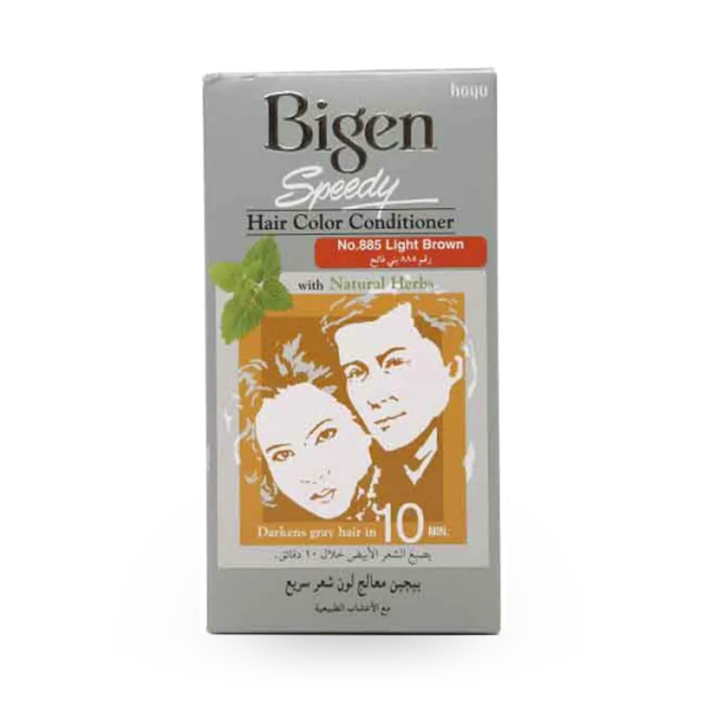 Bigen Speedy Hair Color Conditioner - 885 Light Brown (80 g) thumbnail 1