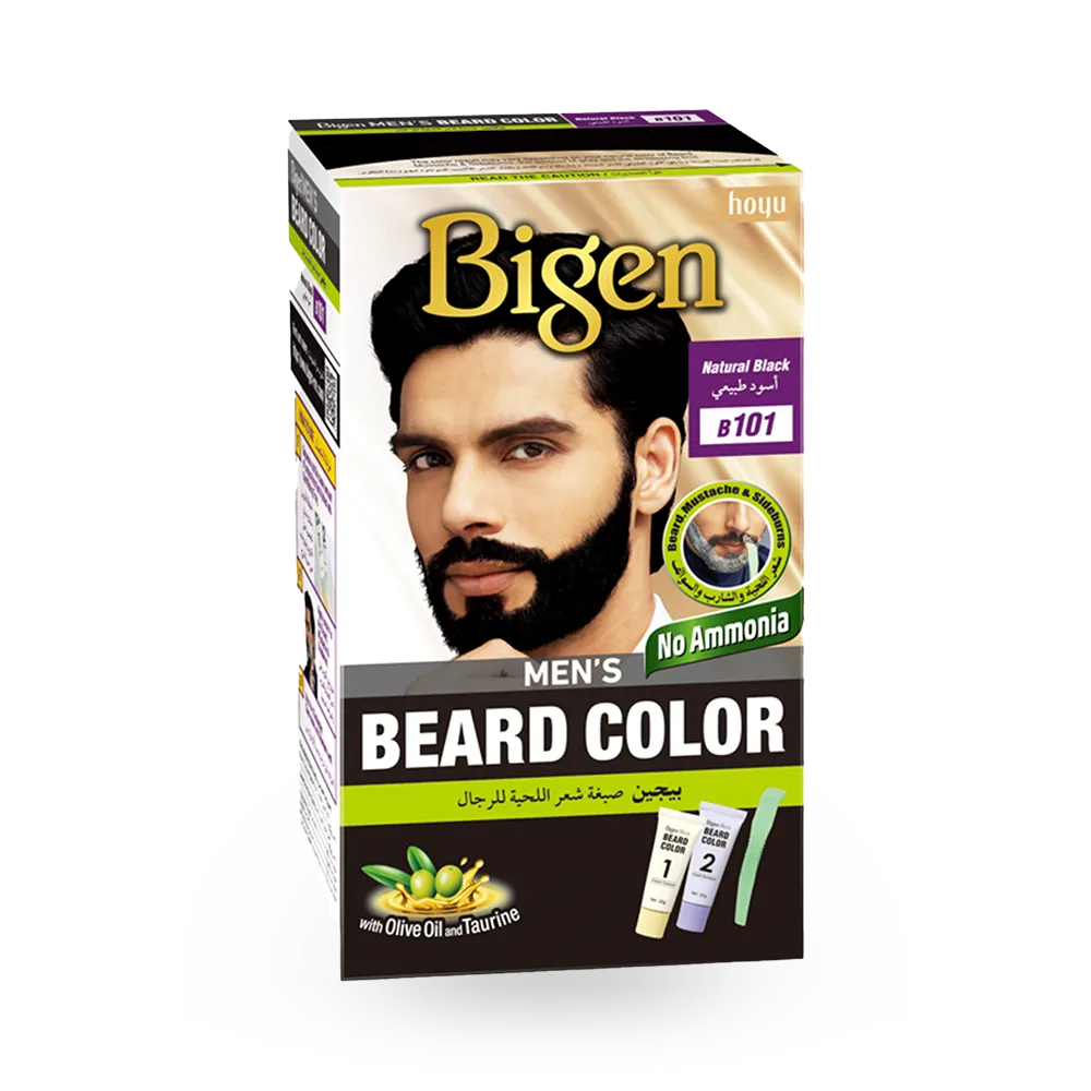 Bigen Men's Beard Color - B101 Natural Black (40 g) thumbnail 1