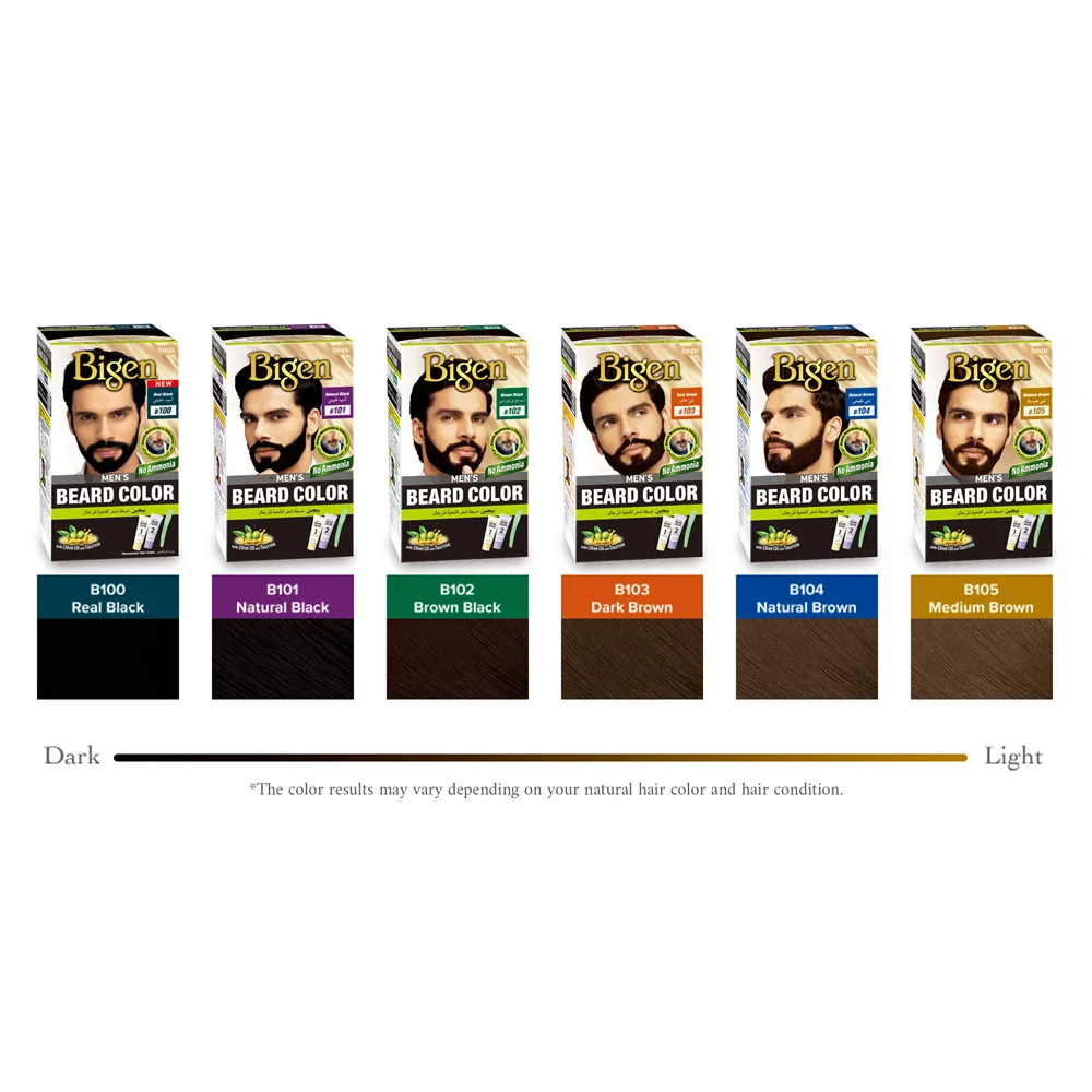 Bigen Men's Beard Color - B101 Natural Black (40 g) thumbnail 2