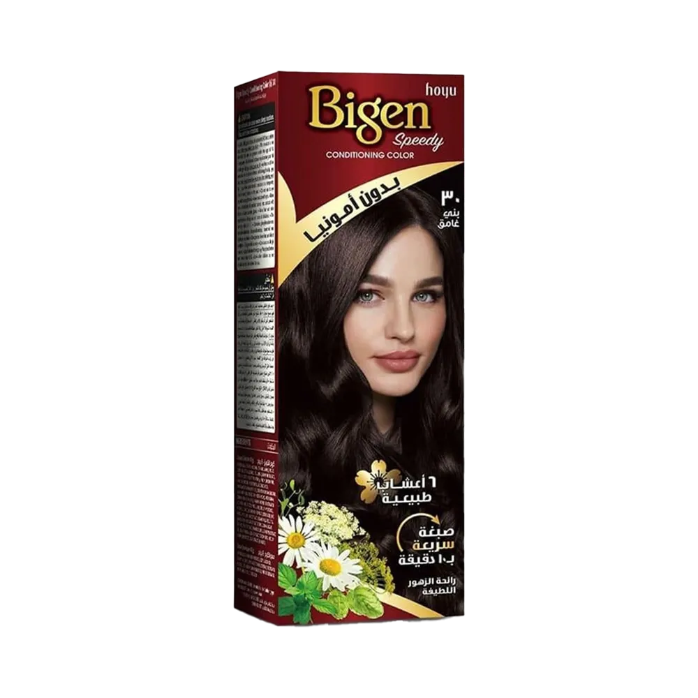 Bigen Speedy Conditioning Color - 30 Dark Brown (80 g) thumbnail 2