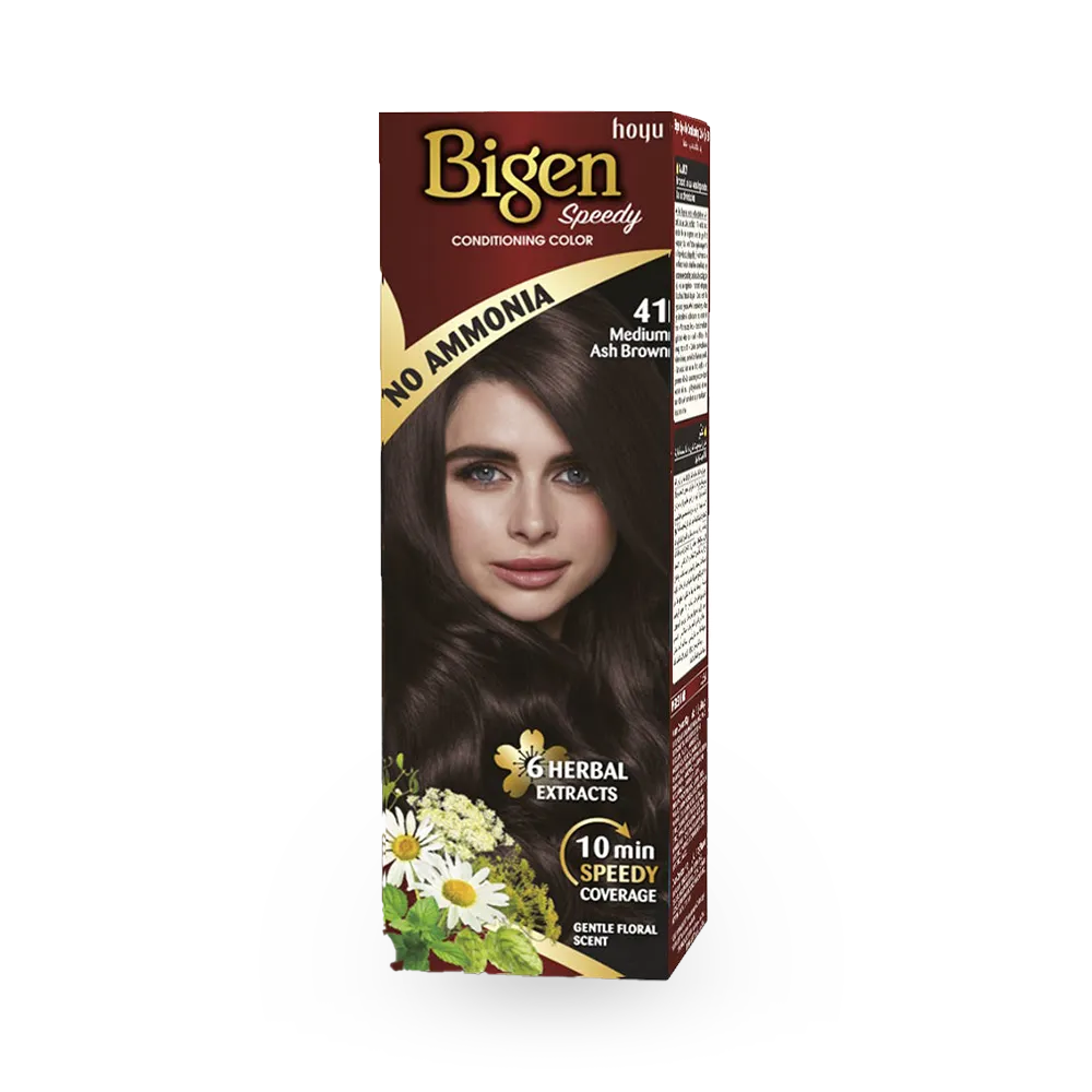 Bigen Speedy Conditioning Color - 41 Medium Ash Brown (80 g) thumbnail 1