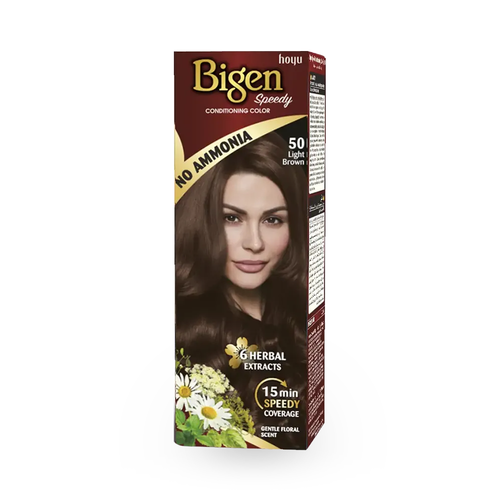 Bigen Speedy Conditioning Color - 50 Light Brown (80 g) thumbnail 1