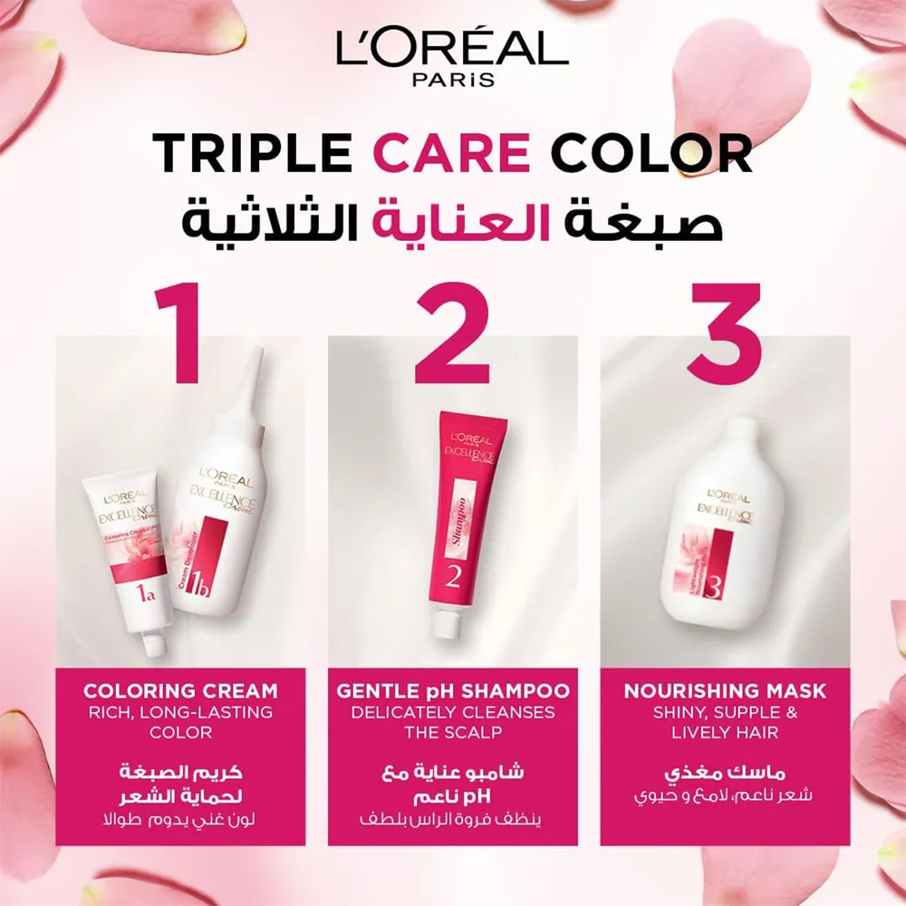 L’Oréal Paris Excellence Creme Permanent Hair Color - 5.3 Light Golden Brown (100 g) thumbnail 3