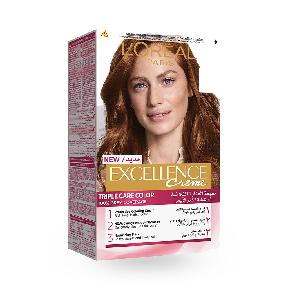 L’Oréal Paris Excellence Creme Permanent Hair Color - 6.7 Chocolate Brown (100 g) thumbnail 1