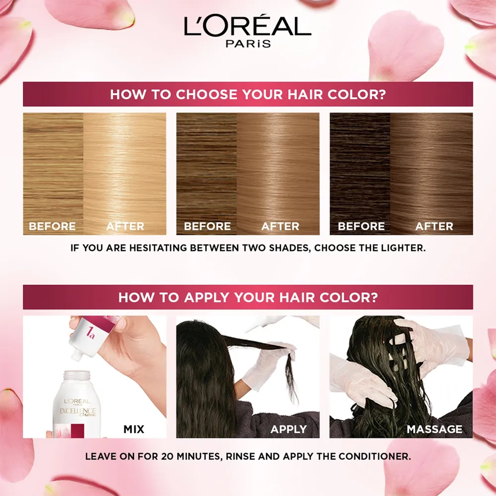 L’Oréal Paris Excellence Creme Permanent Hair Color - 9 Very Light Blonde (100 g) thumbnail 3