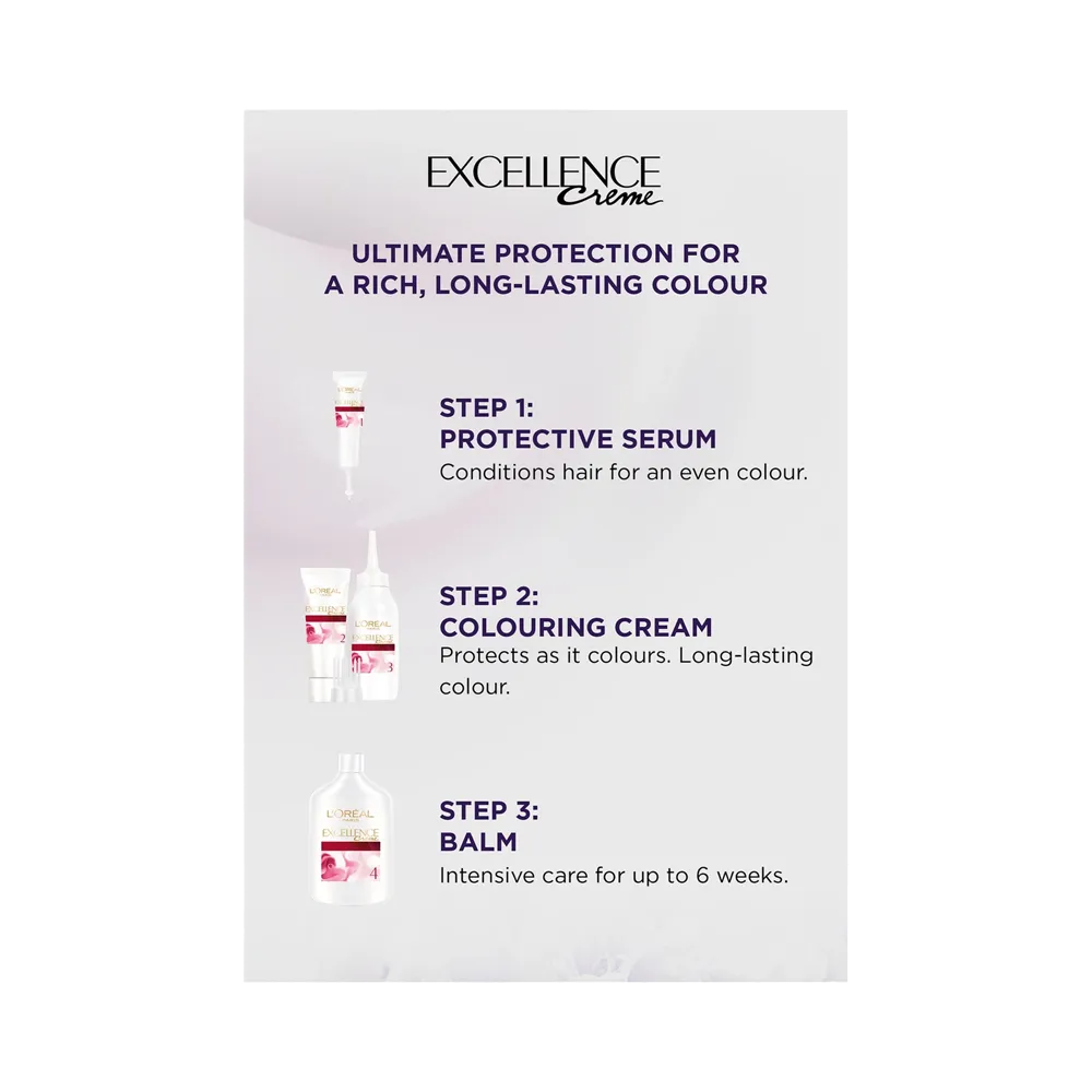L’Oréal Paris Excellence Creme Permanent Hair Color - 9 Very Light Blonde (100 g) thumbnail 4