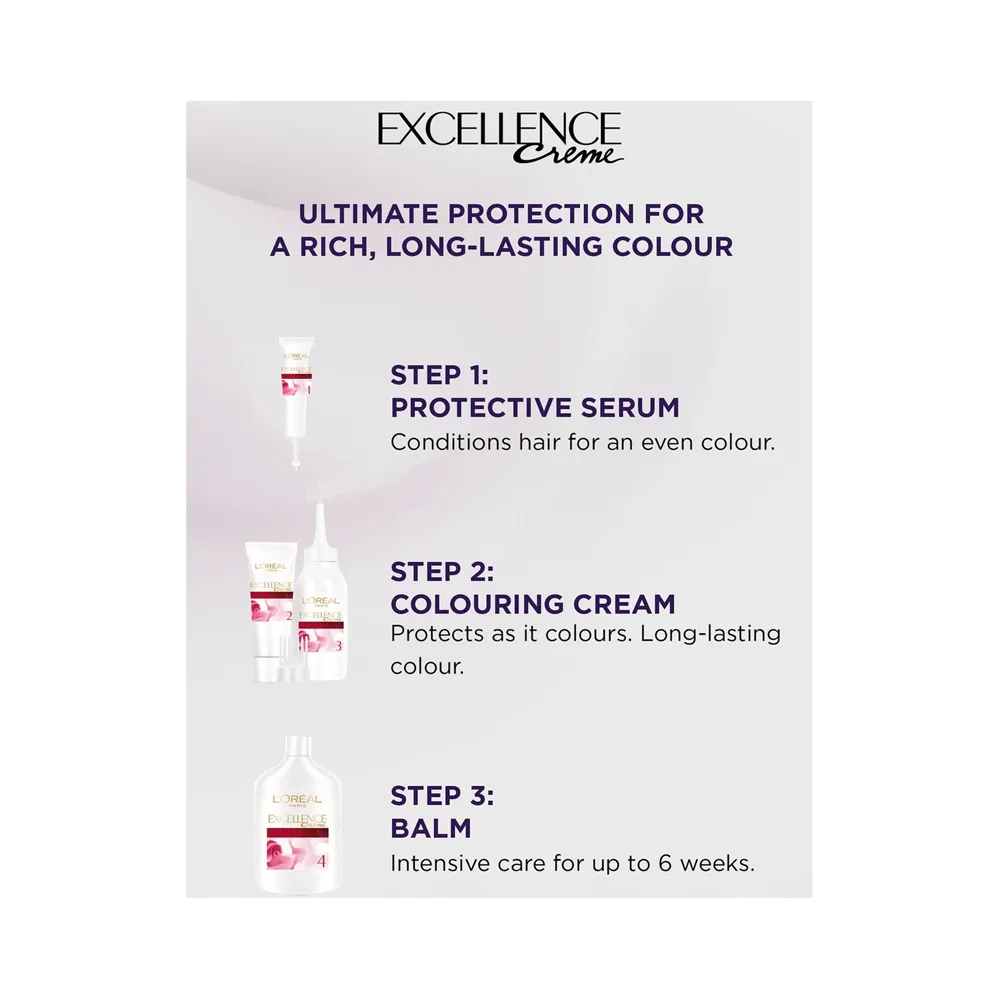 L’Oréal Paris Excellence Creme Permanent Hair Color - 7.7 Honey Brown (100 g) thumbnail 4