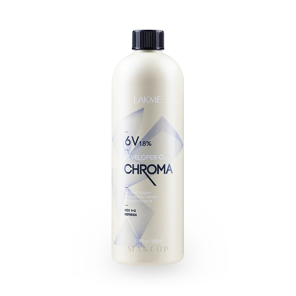 Lakme Chroma Developer O2 6 Vol 1.8% Oxidant Cream - 1000 ml thumbnail 1