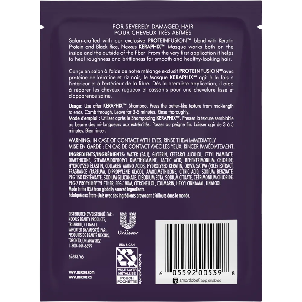 Nexxus Keraphix Keratin Mask For Damaged Hair - 43 g thumbnail 2