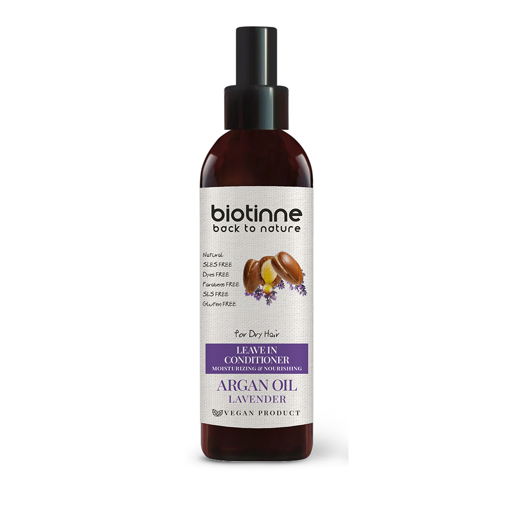 Biotinne Back To Nature Argan Oil & Lavender Leave In Conditioner - 150 Ml thumbnail 1