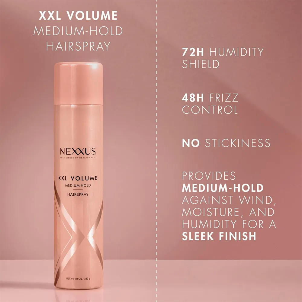 Nexxus XXL Volume Medium-Hold Hair Spray - 283 g thumbnail 4