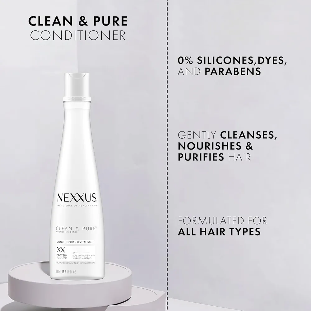 Nexxus Clean & Pure Nourishing Detox Conditioner - 400 ml thumbnail 3