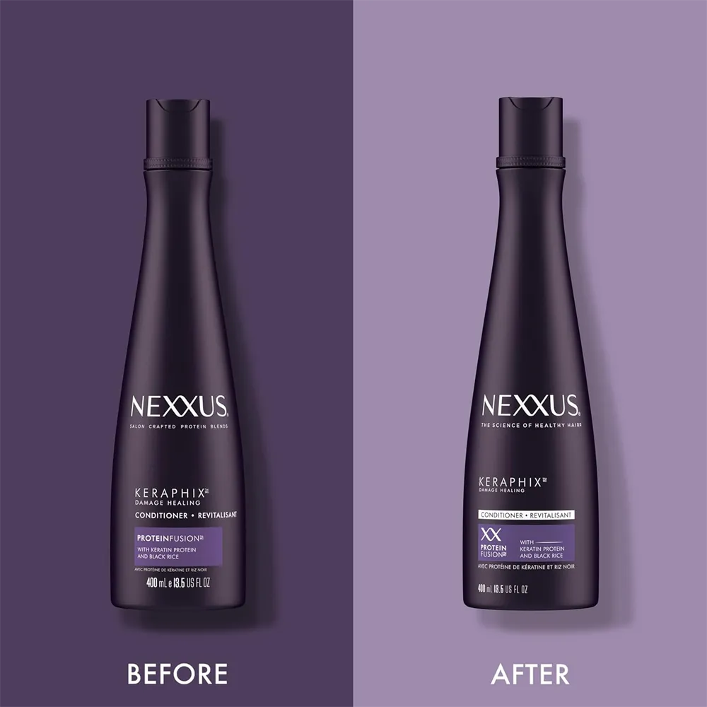 Nexxus Keraphix Keratin Protein Conditioner For Damaged Hair - 400 ml thumbnail 5