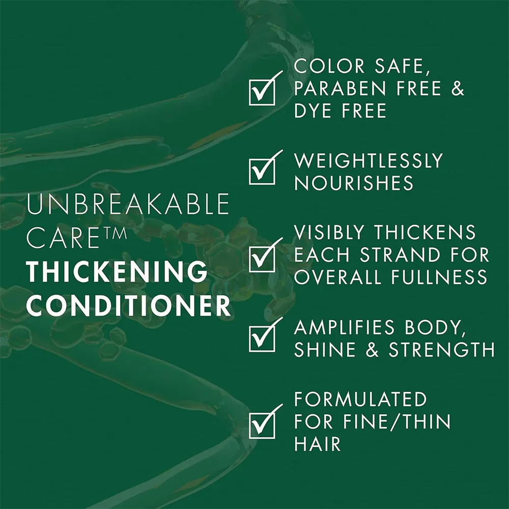 Nexxus Unbreakable Care Thickening Conditioner - 400 ml thumbnail 6