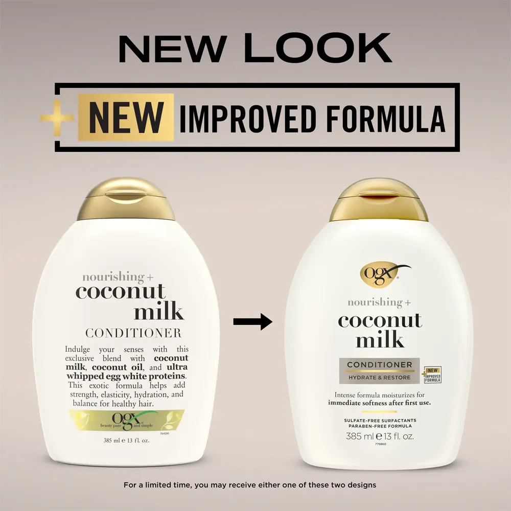 OGX Nourishing + Coconut Milk Conditioner - 385 ml thumbnail 2