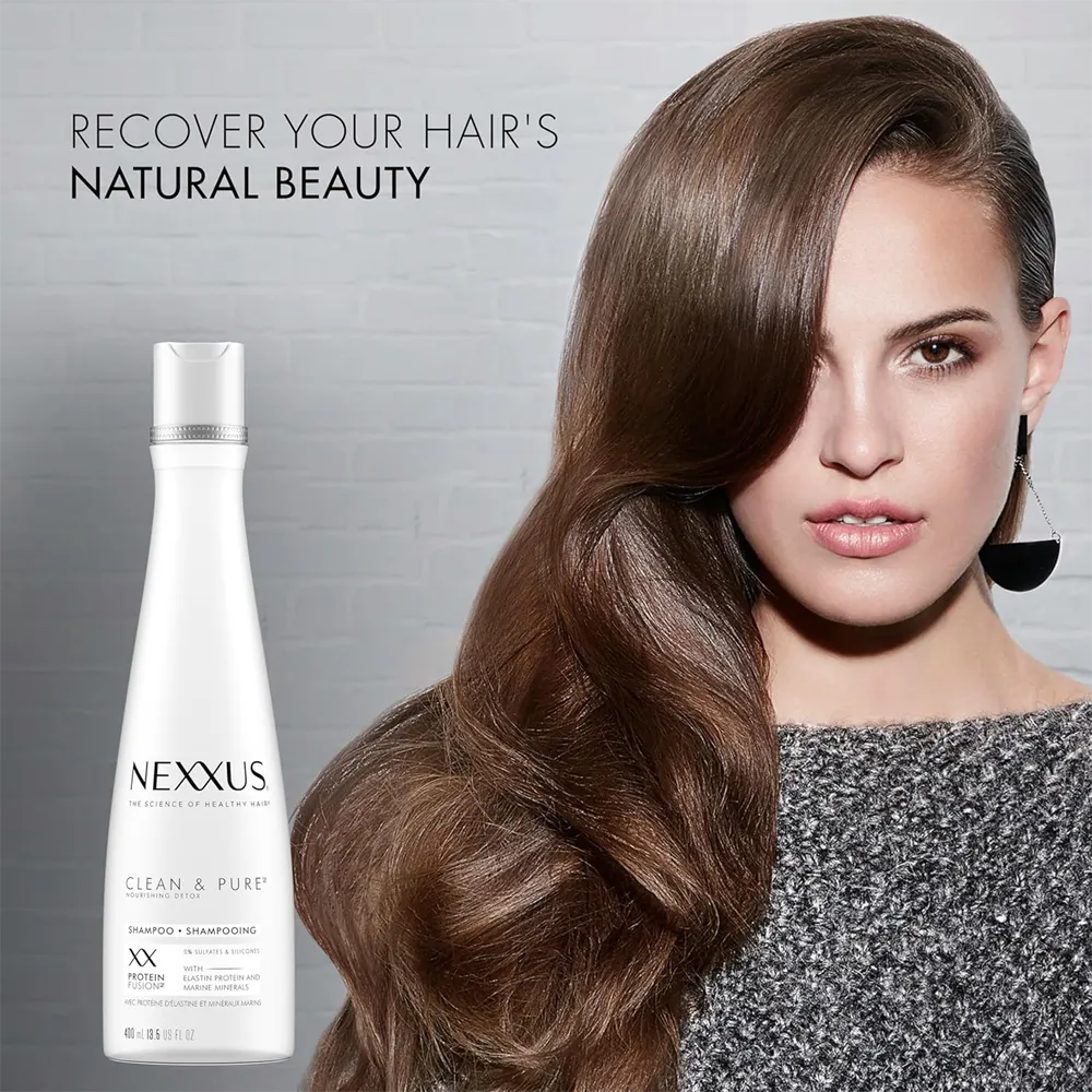 Nexxus Clean & Pure Nourishing Hair Detox Shampoo - 400 ml thumbnail 4