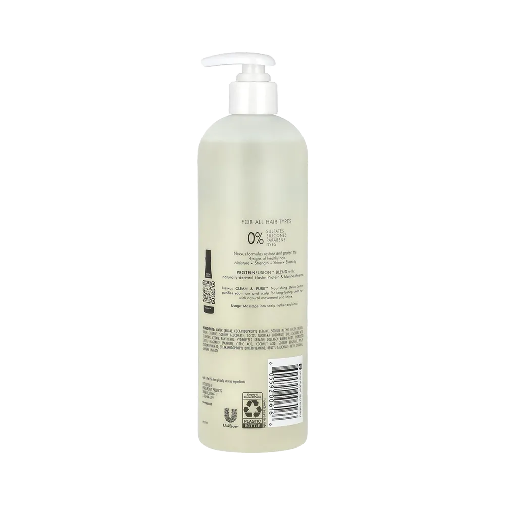 Nexxus Clean & Pure Nourishing Hair Detox Shampoo - 488 ml thumbnail 2