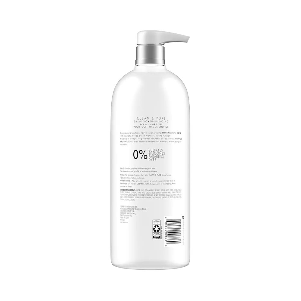 Nexxus Clean & Pure Nourishing Hair Detox Shampoo - 1000 ml thumbnail 2