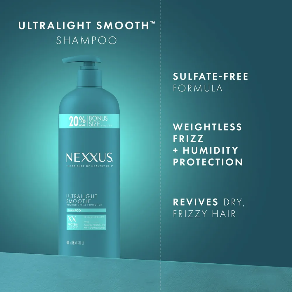 Nexxus Ultralight Smooth Weightless Protection Shampoo - 488 ml thumbnail 5