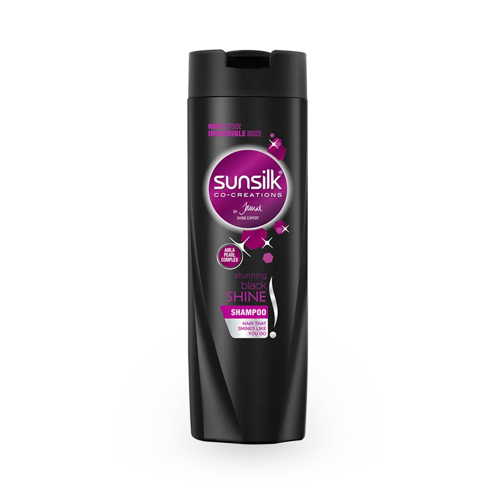Sunsilk Stunning Black Shine Shampoo - 400 ml thumbnail 1