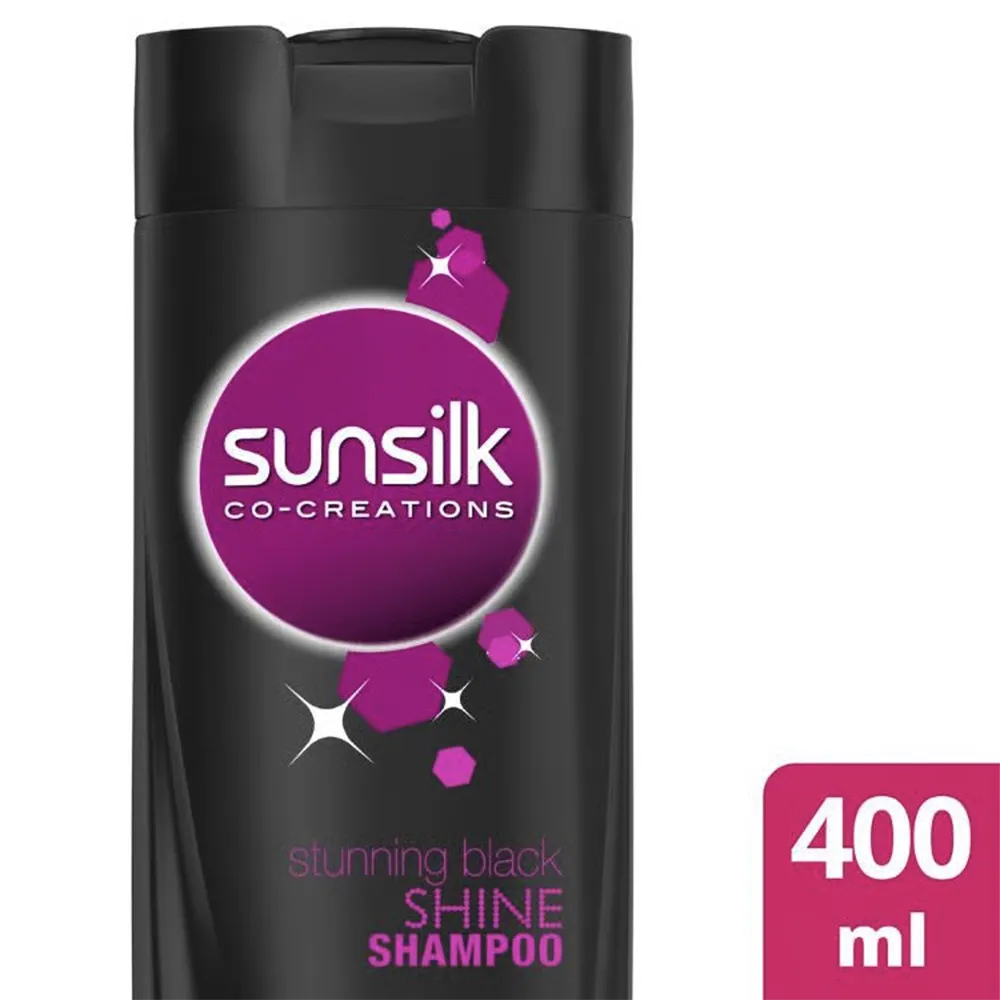 Sunsilk Stunning Black Shine Shampoo - 400 ml thumbnail 3