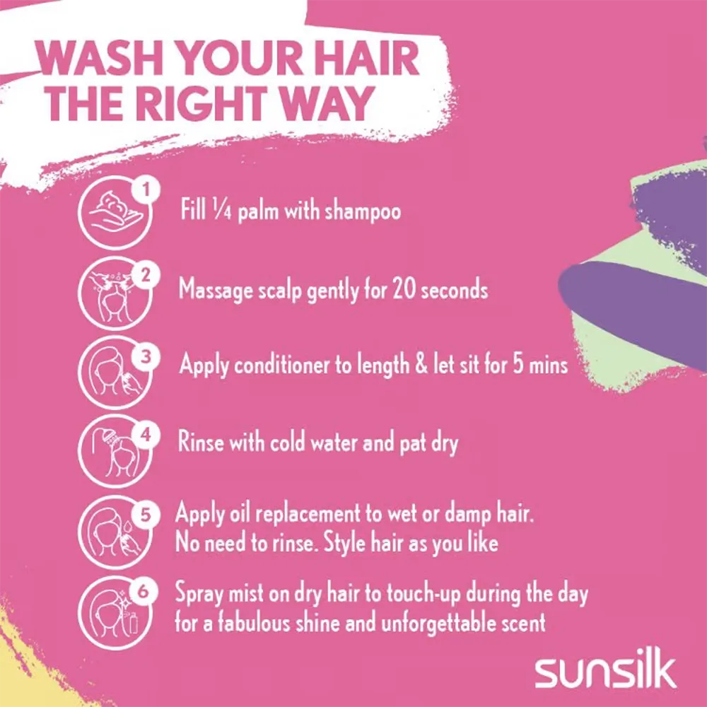 Sunsilk Stunning Black Shine Shampoo - 400 ml thumbnail 4