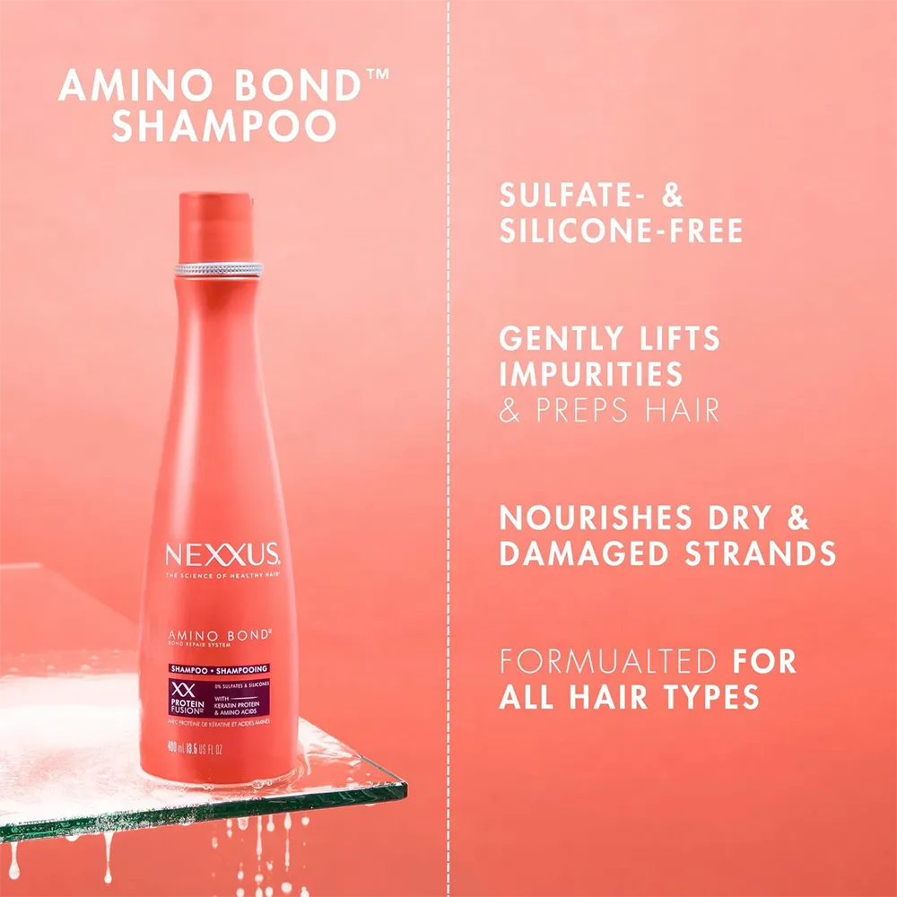 Nexxus Amino Bond Sulfate-Free Shampoo - 400 ml thumbnail 3