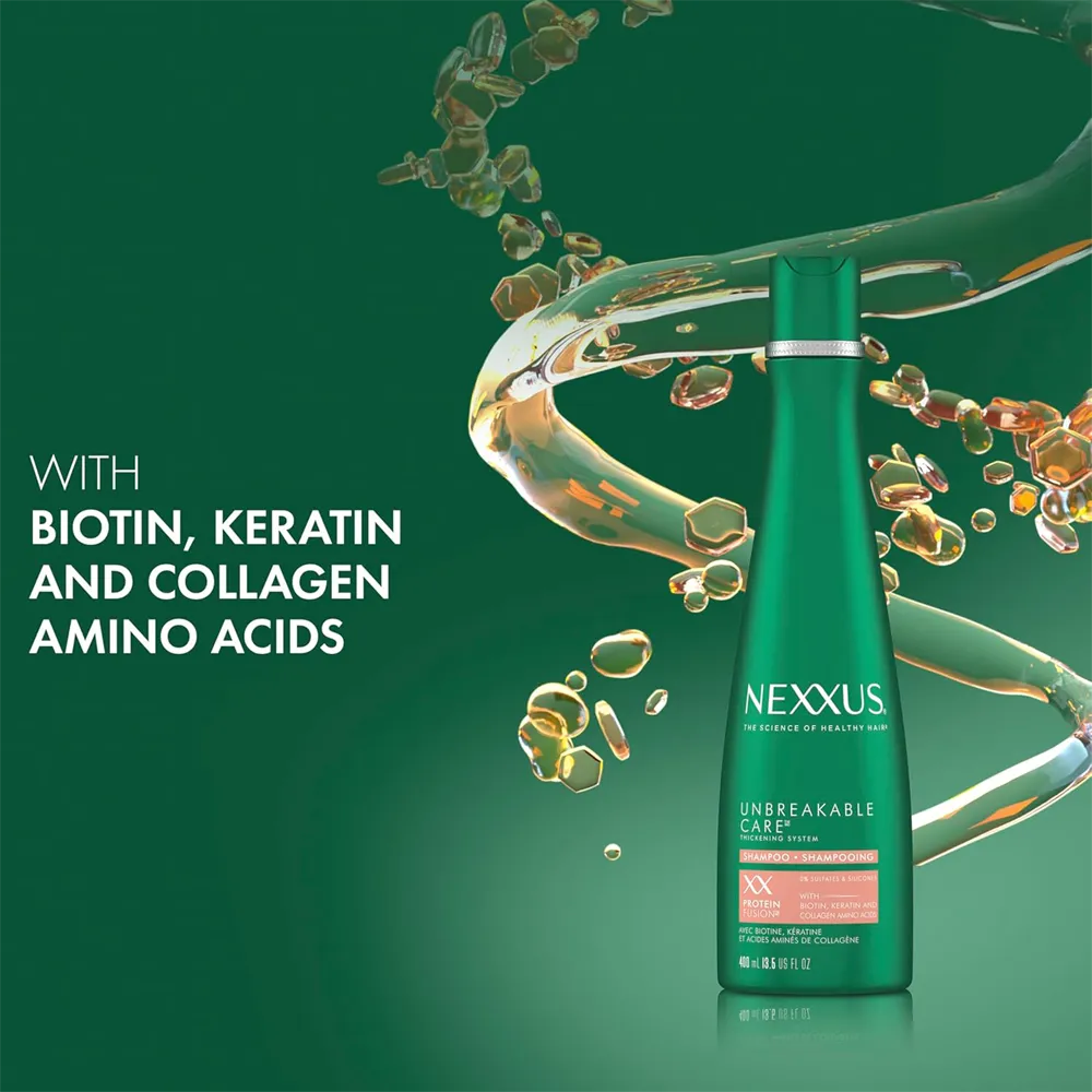 Nexxus Unbreakable Care Anti-Breakage Shampoo  - 400 ml thumbnail 4