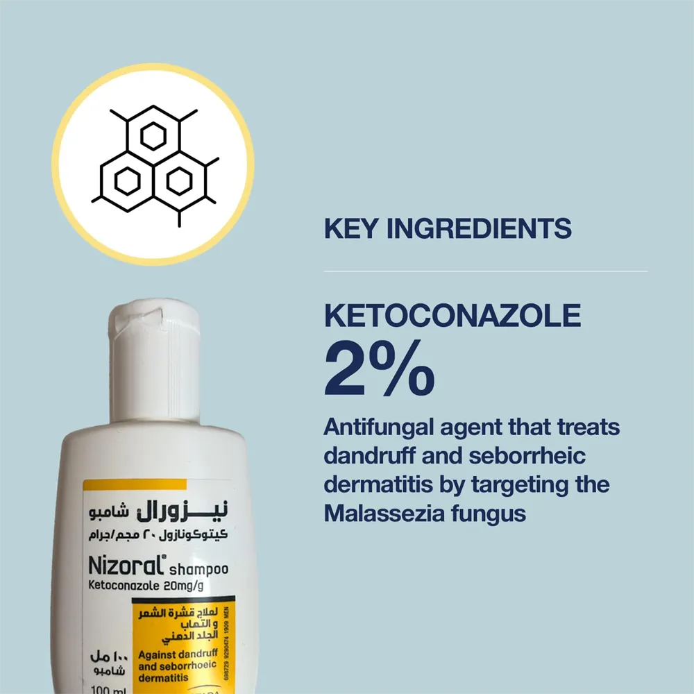 Nizoral Against Dandruff And Seborrhoeic Dermatitis Shampoo  - 100 ml thumbnail 4