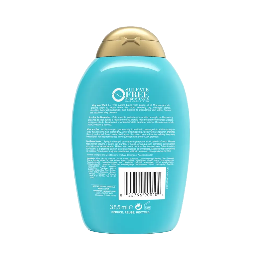 OGX Hydrate & Repair+ Argan Oil of Morocco Shampoo - 385 ml thumbnail 2