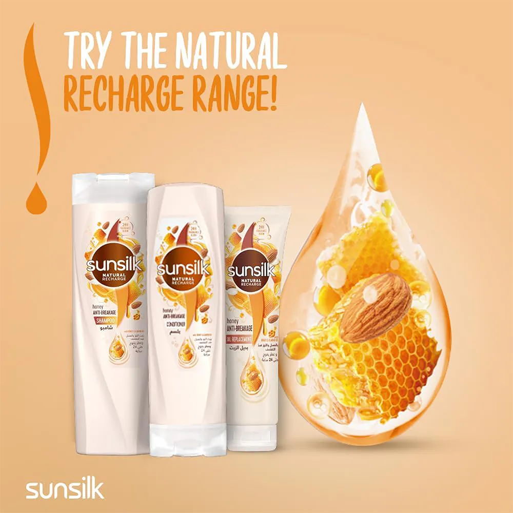 Sunsilk Natural Recharge Honey Anti-Breakage Shampoo - 400 ml thumbnail 7