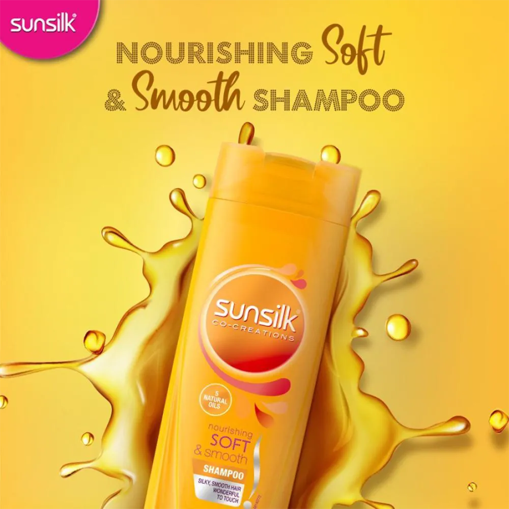 Sunsilk Nourishing Soft & Smooth Shampoo - 400 ml thumbnail 2
