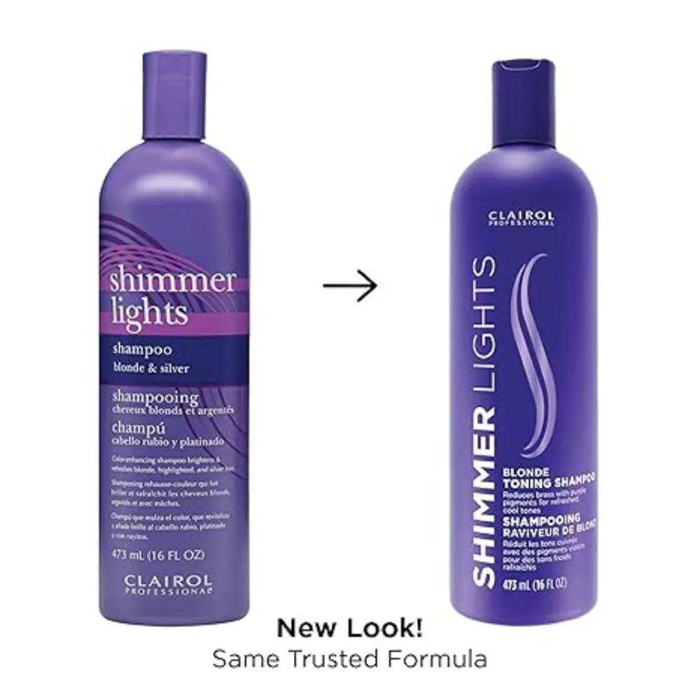 Clairol Professional Shimmer Lights Shampoo - 473 ml thumbnail 2