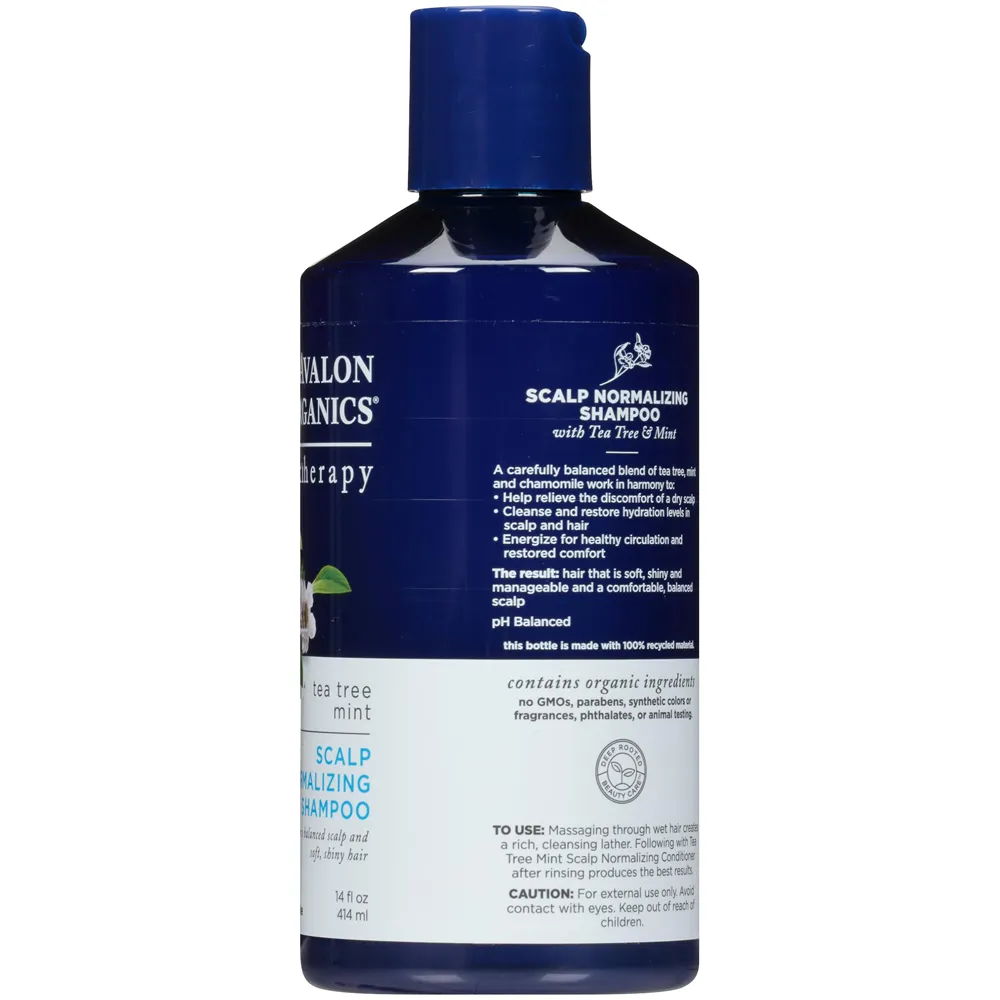 Avalon Pharma Scalp Normalizing Tea Tree Mint Shampoo - 414 ml thumbnail 2