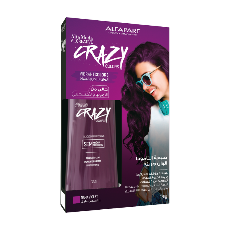 ALFAPARF MILANO Creative Crazy Colors  - Dark Violet (120 g) thumbnail 1