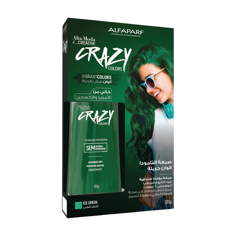 ALFAPARF MILANO Creative Crazy Colors  - Ice Green (120 g) thumbnail 1