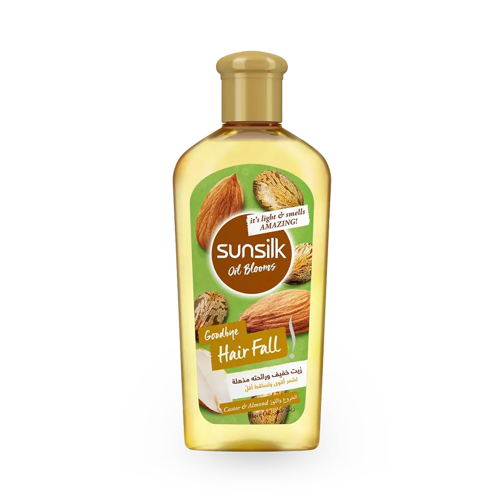 Sunsilk Oil Blooms Goodbye Hairfall Castor And Almond Hair Oil - 250 ml thumbnail 1