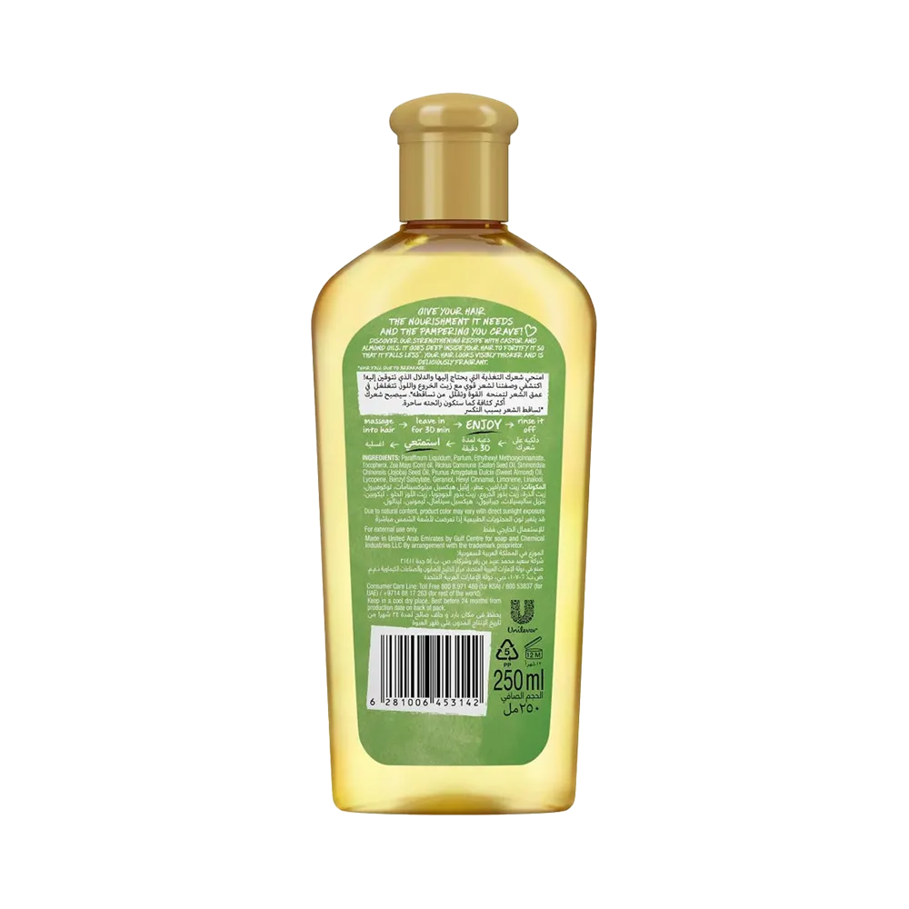 Sunsilk Oil Blooms Goodbye Hairfall Castor And Almond Hair Oil - 250 ml thumbnail 2